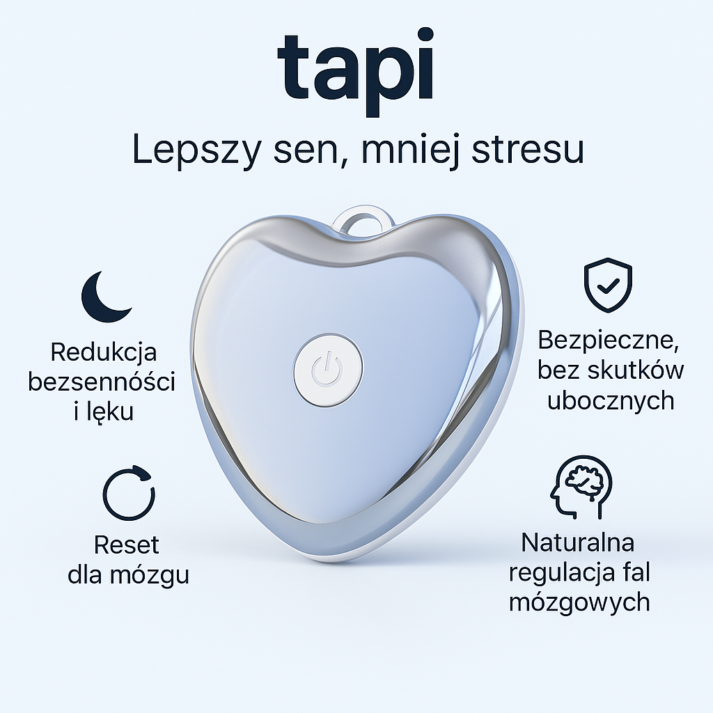 PREORDER Nowa Generacja! Serce Tapi – Urządzenie na bezsenność, stres, ADHD i stany lękowe