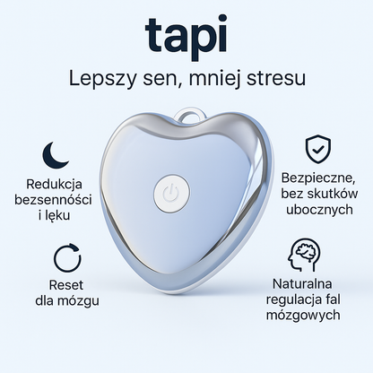 PREORDER Nowa Generacja! Serce Tapi – Urządzenie na bezsenność, stres, ADHD i stany lękowe